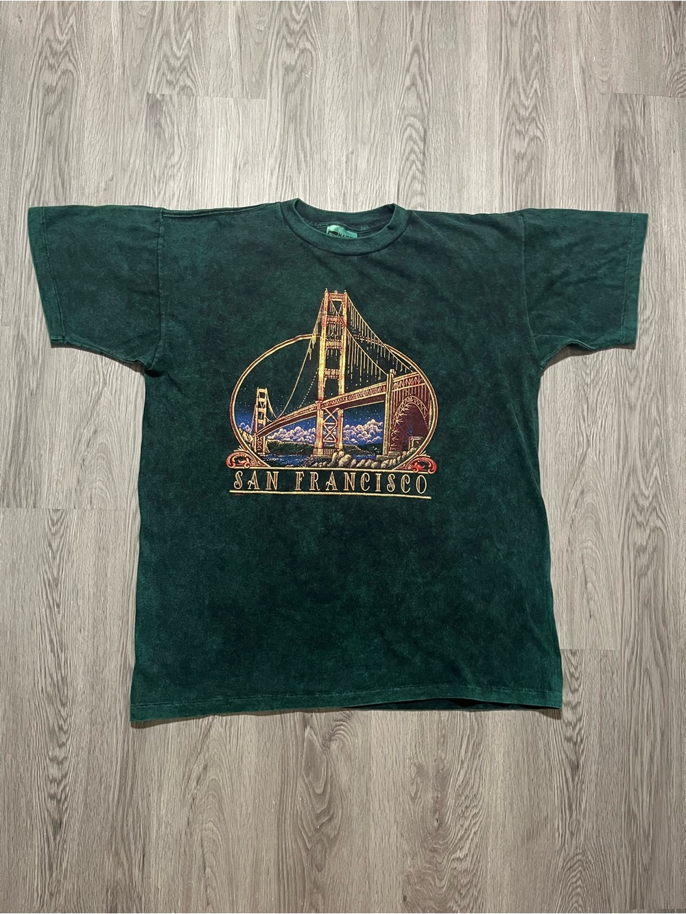1995 San Francisco Golden Gate Bridge maiden West men’s large single stitch T